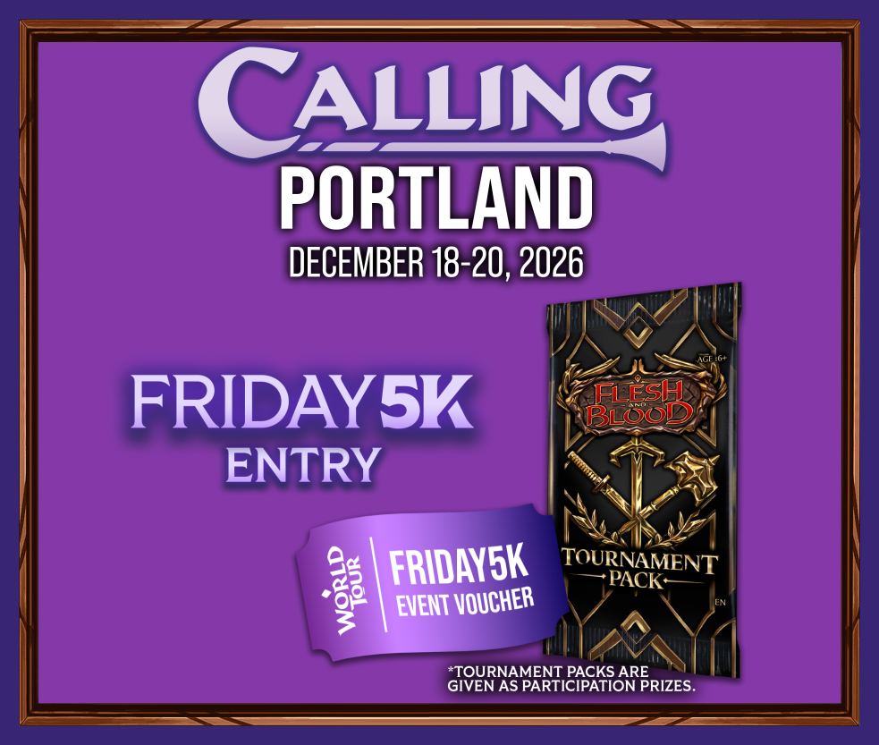 Calling Portland: Friday 5K Entry - Classic Constructed