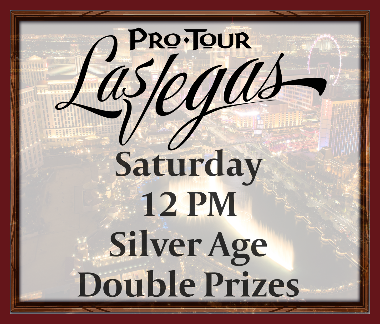 Saturday 12 PM - Silver Age - Double Prizes