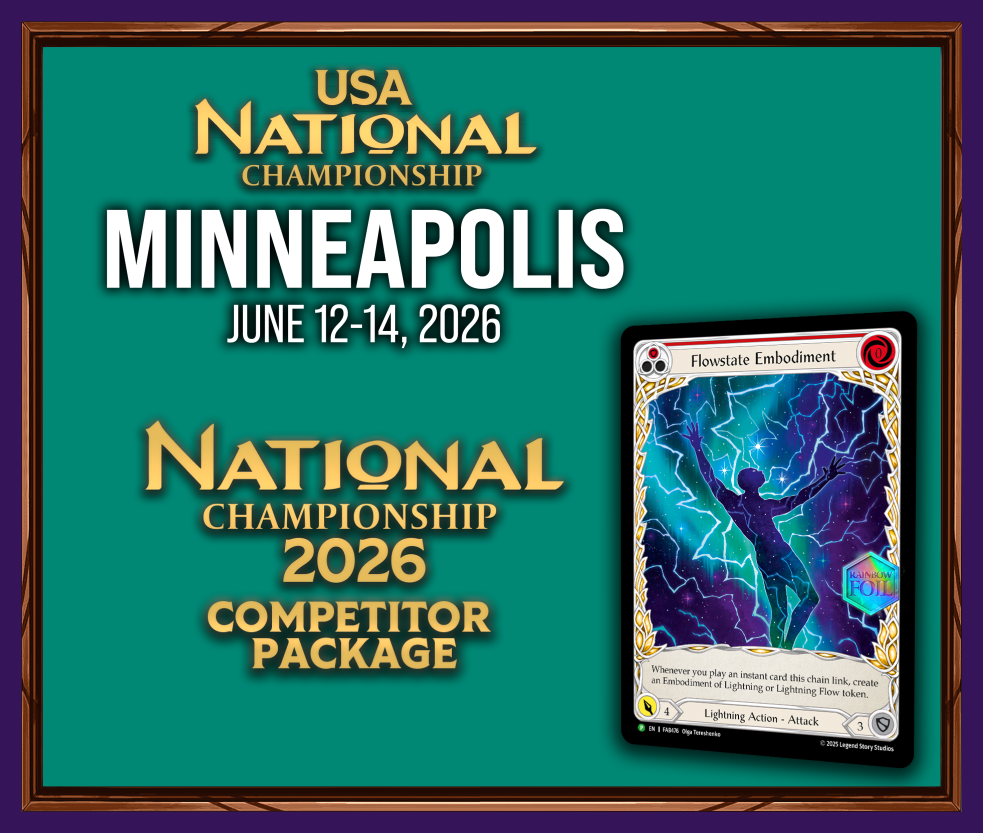 USA National Championship - Competitor Package – FaB Foundry Events