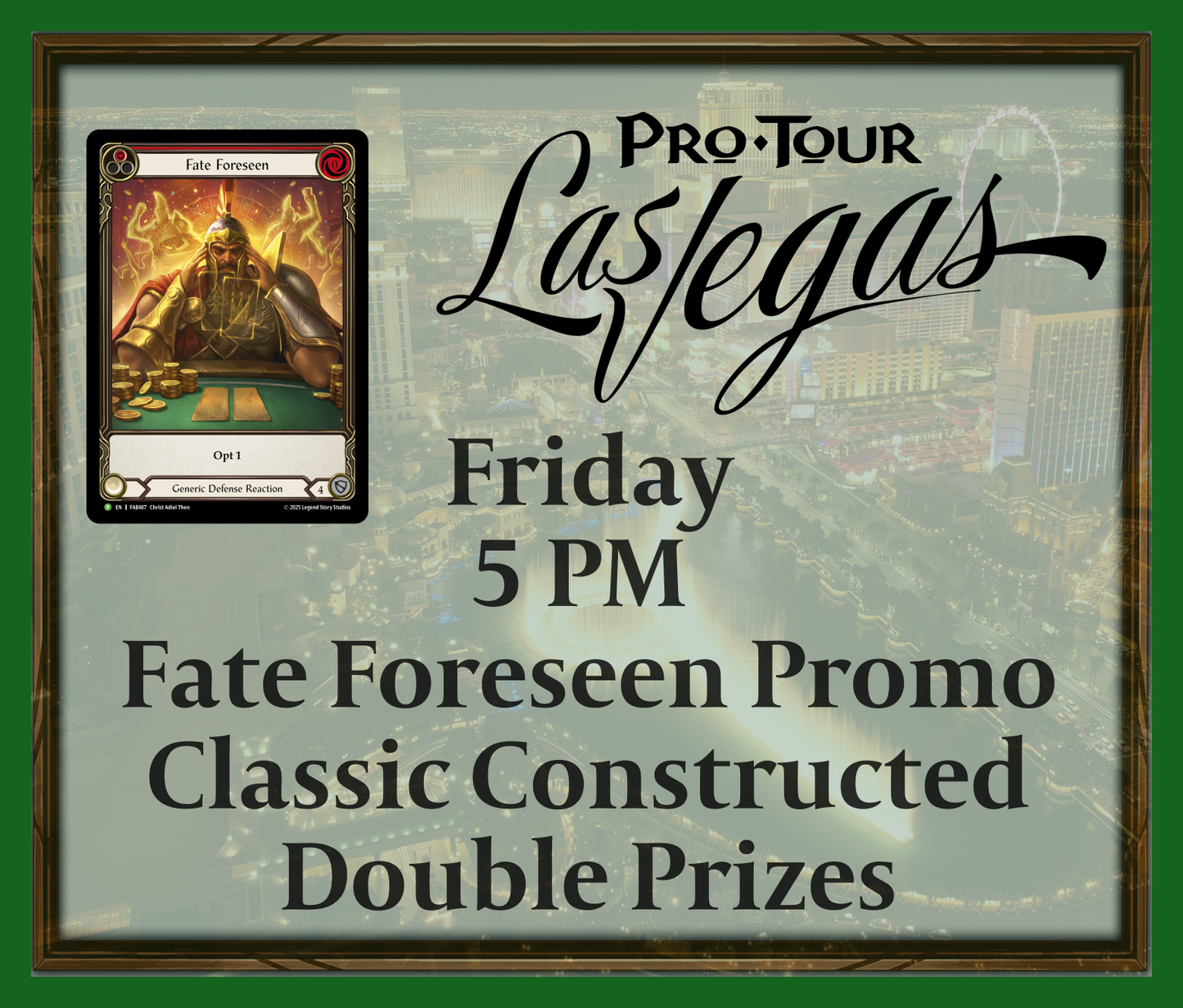 Friday 5 PM - Fate Foreseen Promo - Classic Constructed - Double Prizes