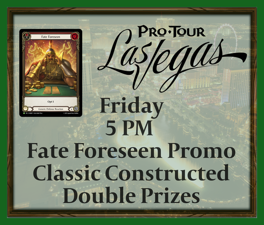Friday 5 PM - Fate Foreseen Promo - Classic Constructed - Double Prizes