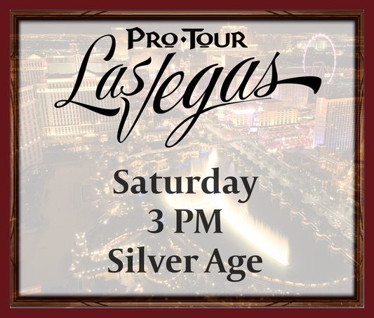 Saturday 3 PM - Silver Age