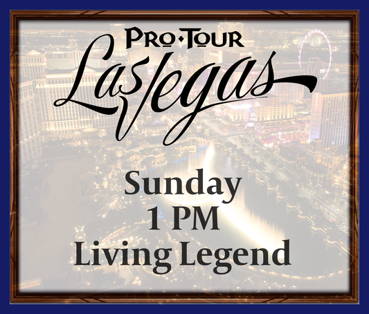 Sunday 1 PM - Living Legend